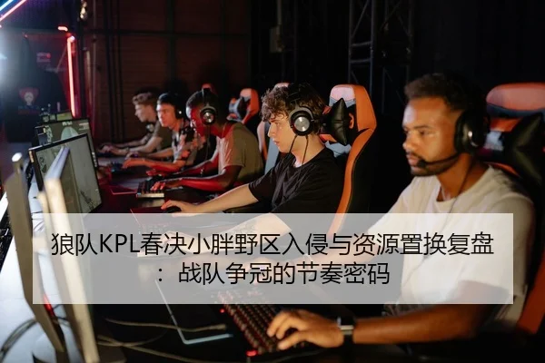 狼队KPL春决小胖野区入侵与资源置换复盘：战队争冠的节奏密码